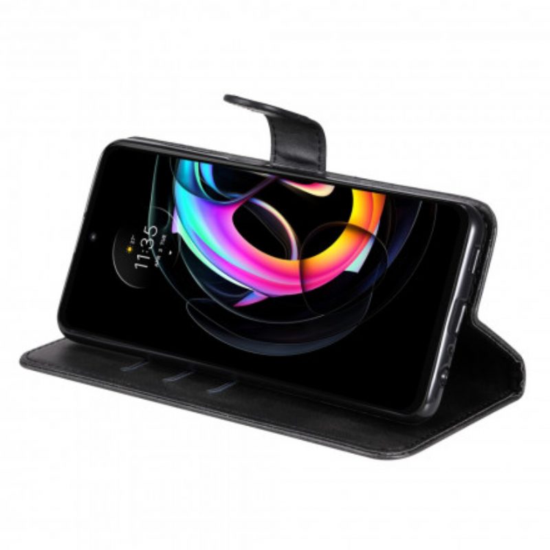 Folio Cover Motorola Edge 20 Lite Portamonete D'epoca