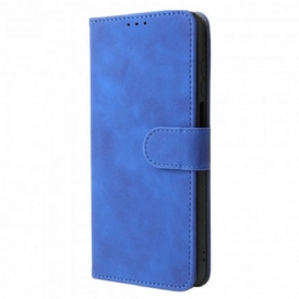 Folio Cover Motorola Edge 20 Lite Tocco Di Pelle