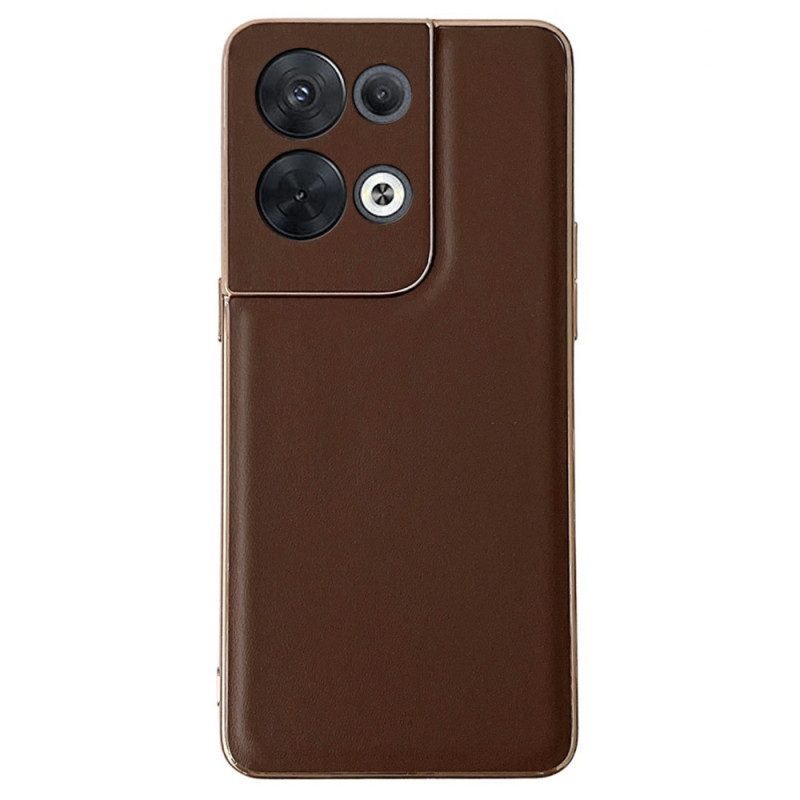 Cover Oppo Reno 8 Vera Pelle Premium