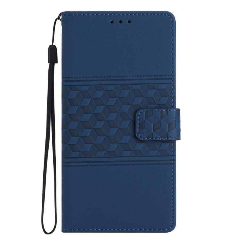 Custodia in pelle Oppo Reno 8 Cubi 3d