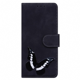 Custodia in pelle Oppo Reno 8 Farfalla