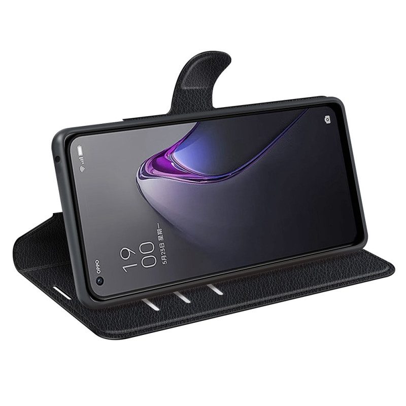 Custodia in pelle Oppo Reno 8 Stile Classico