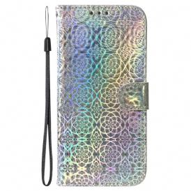 Custodia in pelle Oppo Reno 8 Stile Discoteca