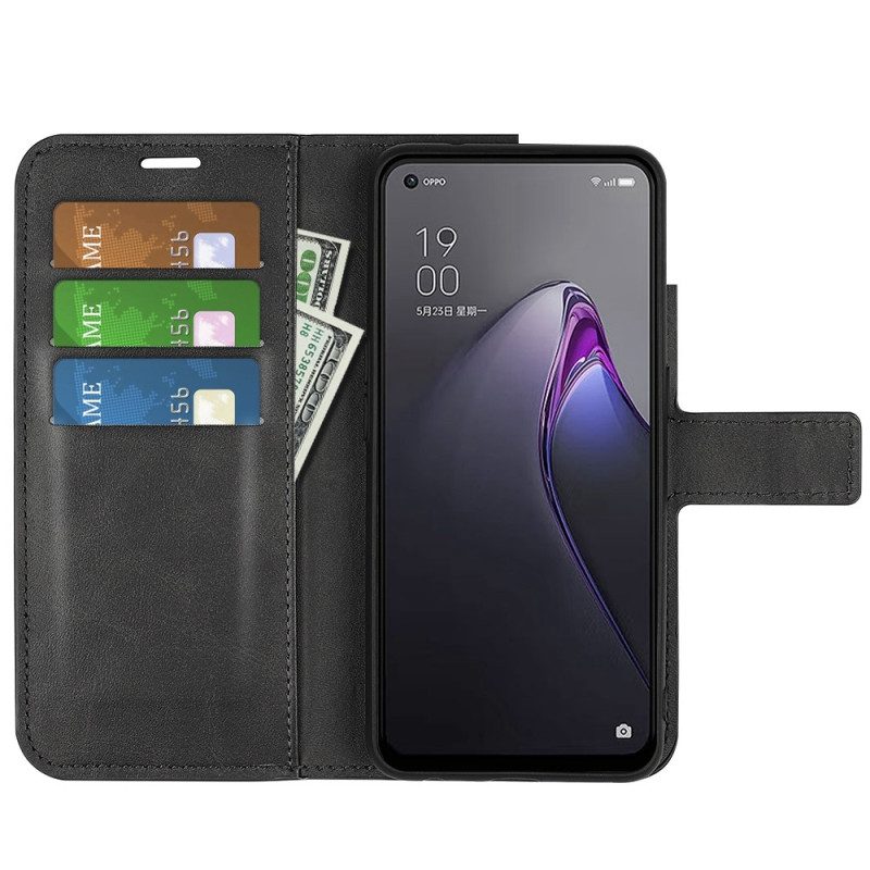 Custodia in pelle Oppo Reno 8 Vintage ▾