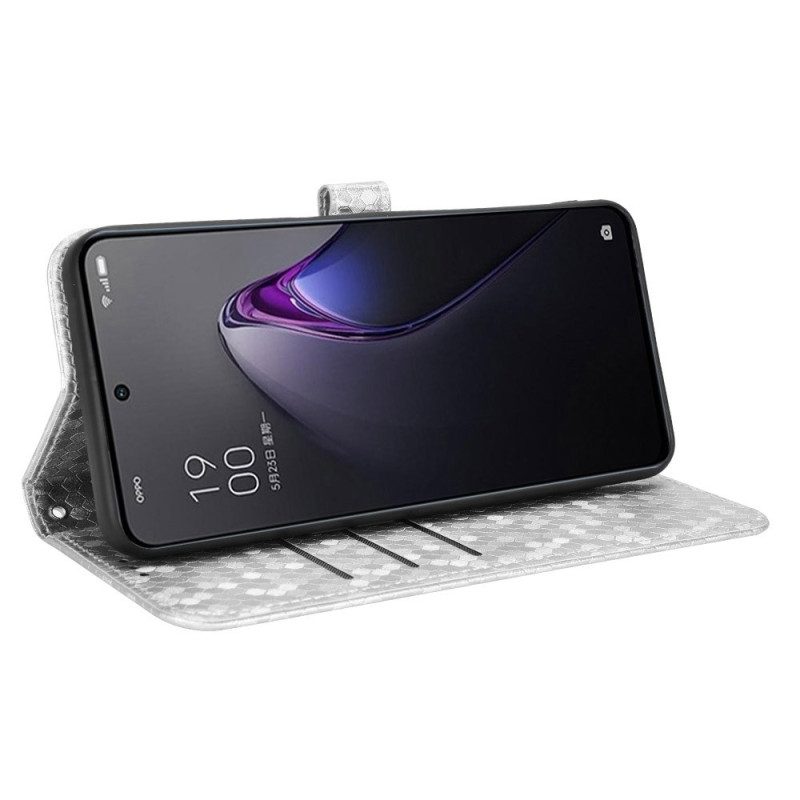 Folio Cover Oppo Reno 8 Design Con Cinturino 3d