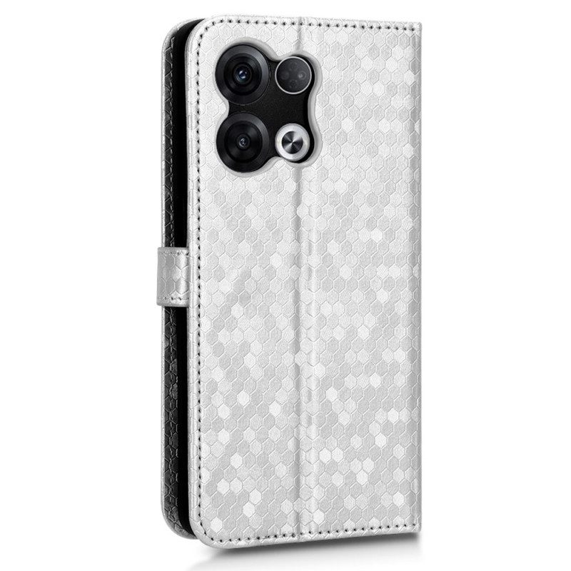 Folio Cover Oppo Reno 8 Design Con Cinturino 3d