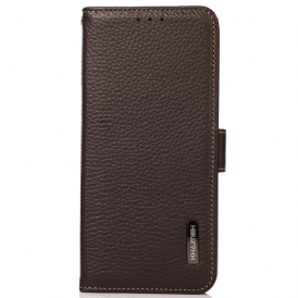 Folio Cover Oppo Reno 8 Pelle Litchi Khazneh Rfid