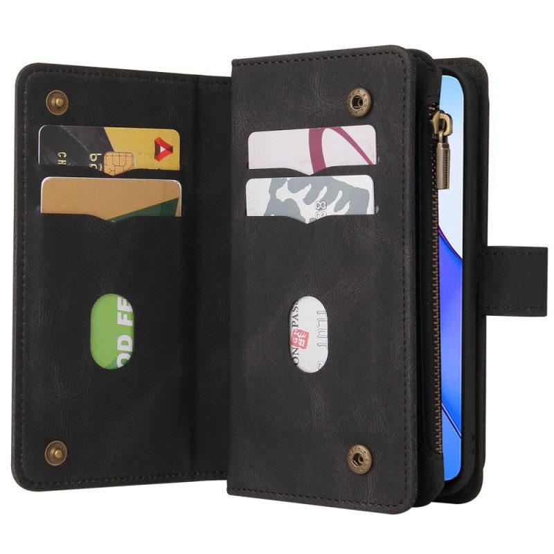 Folio Cover Oppo Reno 8 Portacarte Multifunzione