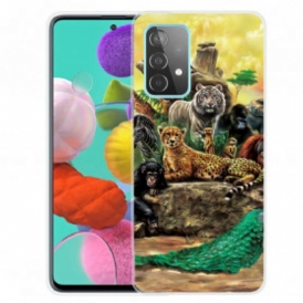 Cover Samsung Galaxy A32 Animali Da Safari