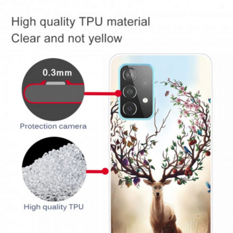 Cover Samsung Galaxy A32 Cervo Flessibile