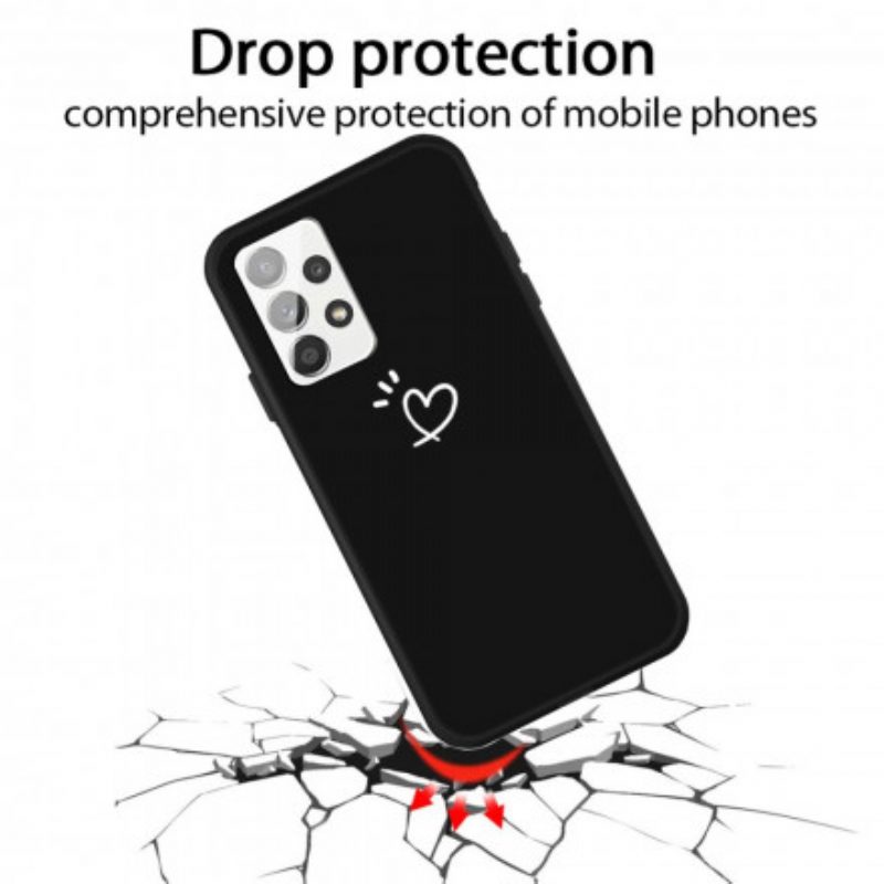 Cover Samsung Galaxy A32 Cuore Pulsante In Silicone