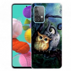 Cover Samsung Galaxy A32 Pittura Gufi