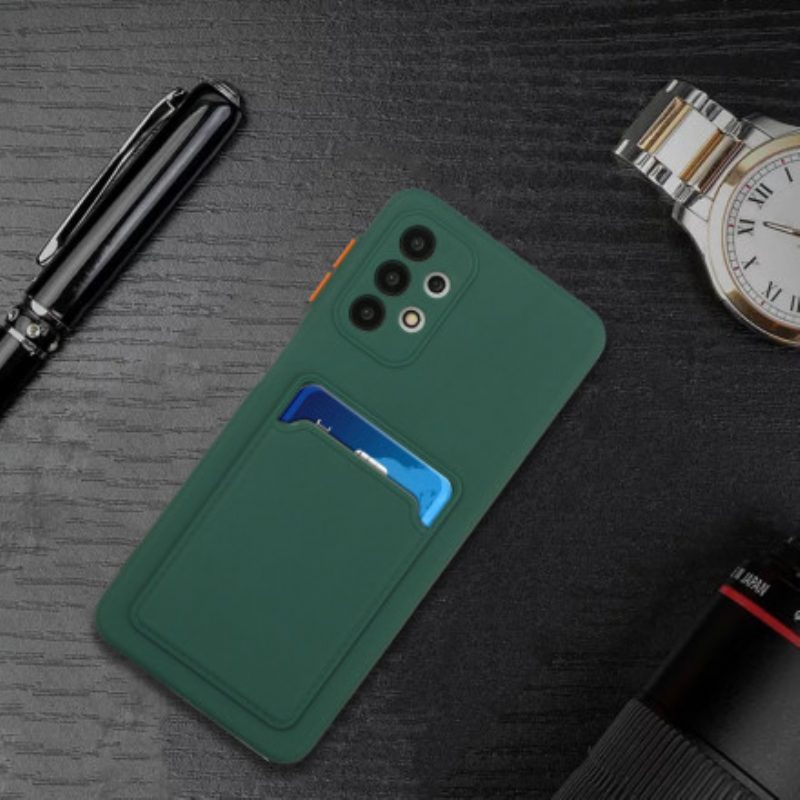Cover Samsung Galaxy A32 Portacarte In Silicone