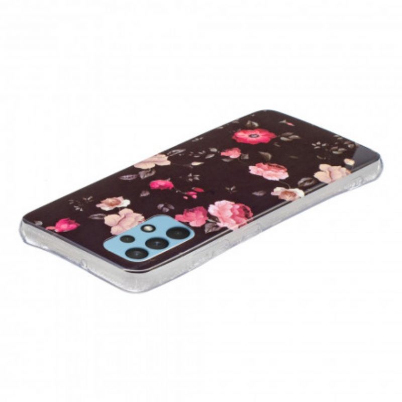 Cover Samsung Galaxy A32 Serie Floreale Fluorescente