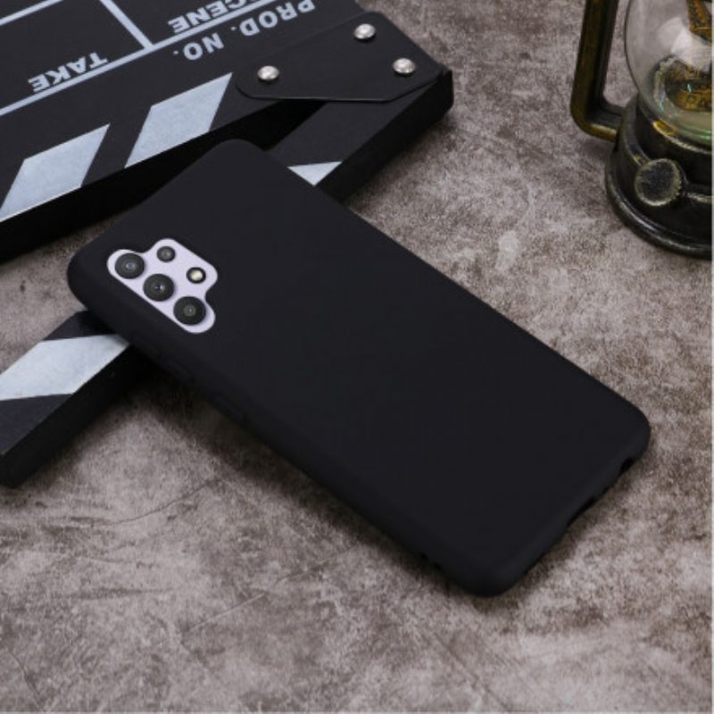 Cover Samsung Galaxy A32 Silicone Liquido Con Cordino