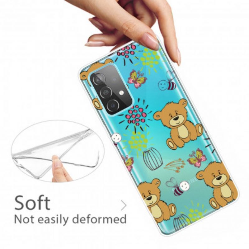 Cover Samsung Galaxy A32 Top Con Orsacchiotti