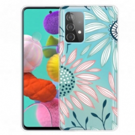 Cover Samsung Galaxy A32 Un Fiore Trasparente