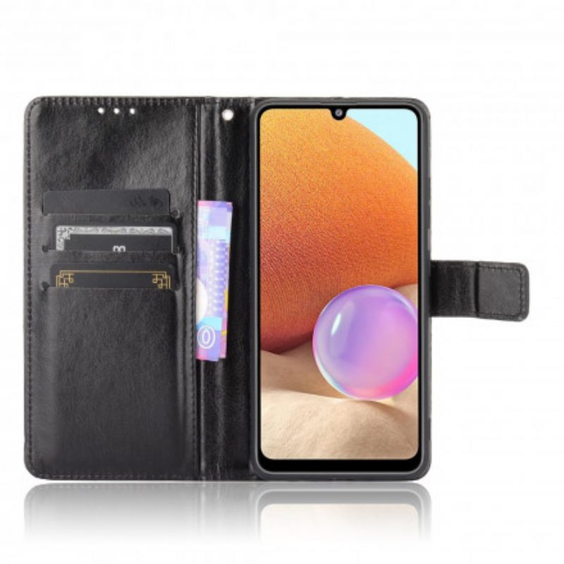 Custodia in pelle Samsung Galaxy A32 Ecopelle Appariscente