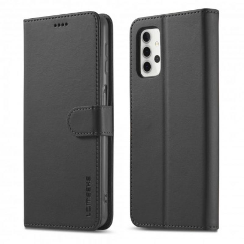 Custodia in pelle Samsung Galaxy A32 Lc.imeeke Effetto Pelle