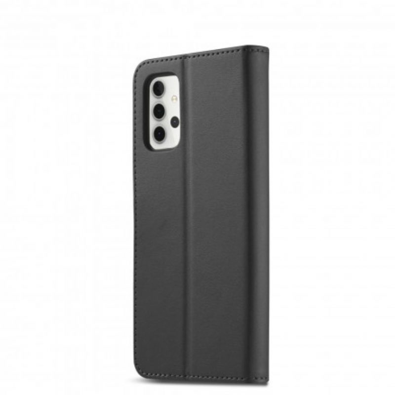 Custodia in pelle Samsung Galaxy A32 Lc.imeeke Effetto Pelle