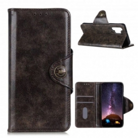 Custodia in pelle Samsung Galaxy A32 Similpelle Lucida Khazneh