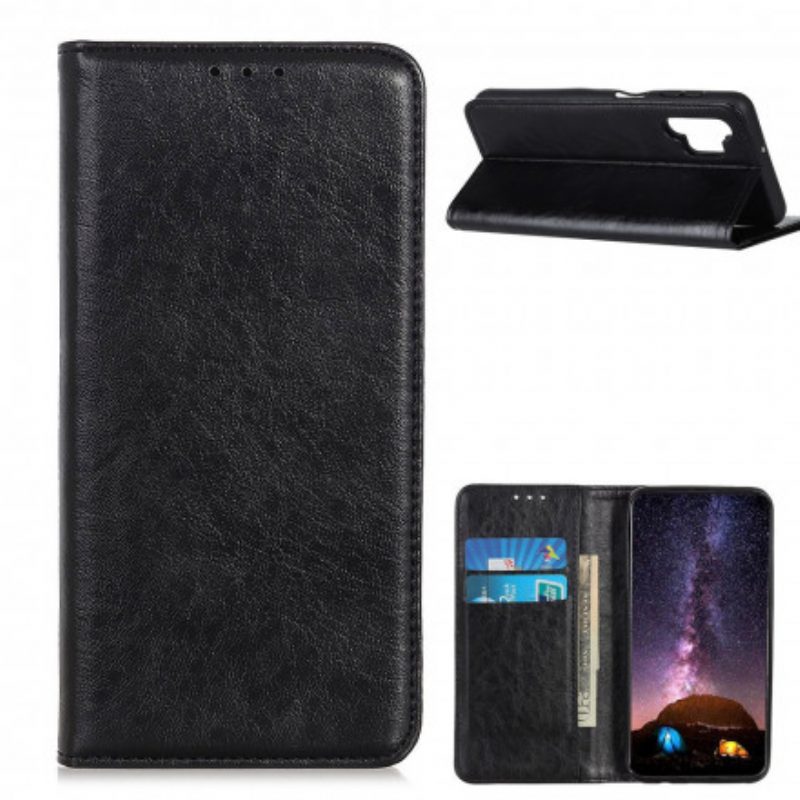 Folio Cover Samsung Galaxy A32 Custodia in pelle Struttura In Pelle Spaccata