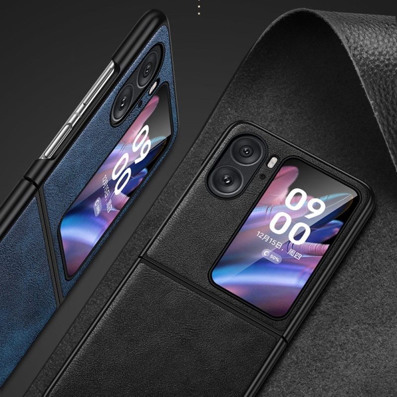 Folio Cover Oppo Find N2 Flip Custodia in pelle Sulada Effetto Pelle