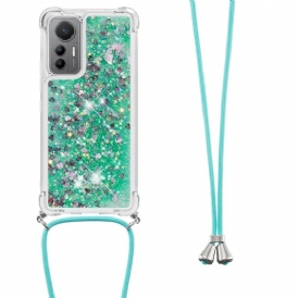 Cover Xiaomi 12 Lite Design Con Paillettes Con Coulisse