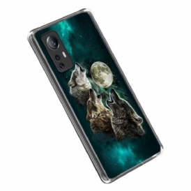 Cover Xiaomi 12 Lite Lupi Anti-ingiallimento