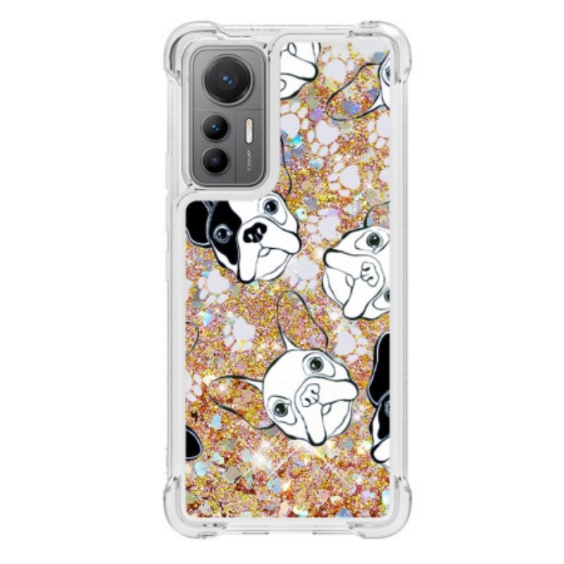 Cover Xiaomi 12 Lite Paillettes Signor Cane