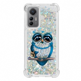 Cover Xiaomi 12 Lite Paillettes Signorina Gufo