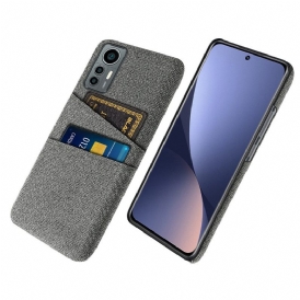 Cover Xiaomi 12 Lite Panno Porta Carte
