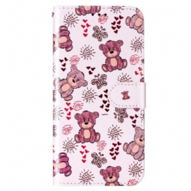 Custodia in pelle Xiaomi 12 Lite Orsacchiotti