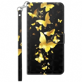 Custodia in pelle Xiaomi 12 Lite Perizoma Farfalle