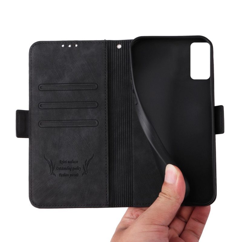 Custodia in pelle Xiaomi 12 Lite Portacarte Anteriore