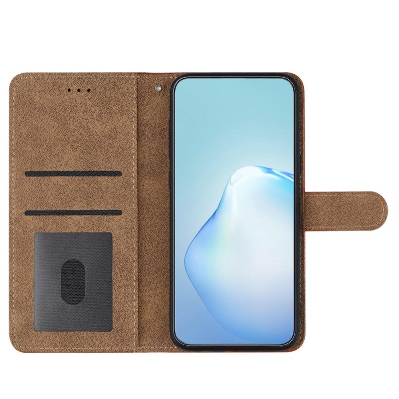 Custodia in pelle Xiaomi 12 Lite Stile Aziendale Strappy