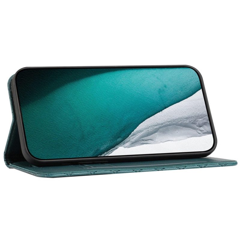 Folio Cover Xiaomi 12 Lite Custodia in pelle Diamanti Rfid