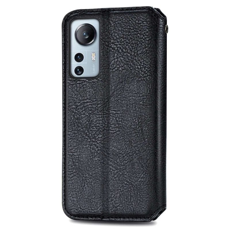 Folio Cover Xiaomi 12 Lite Custodia in pelle Modello 3d