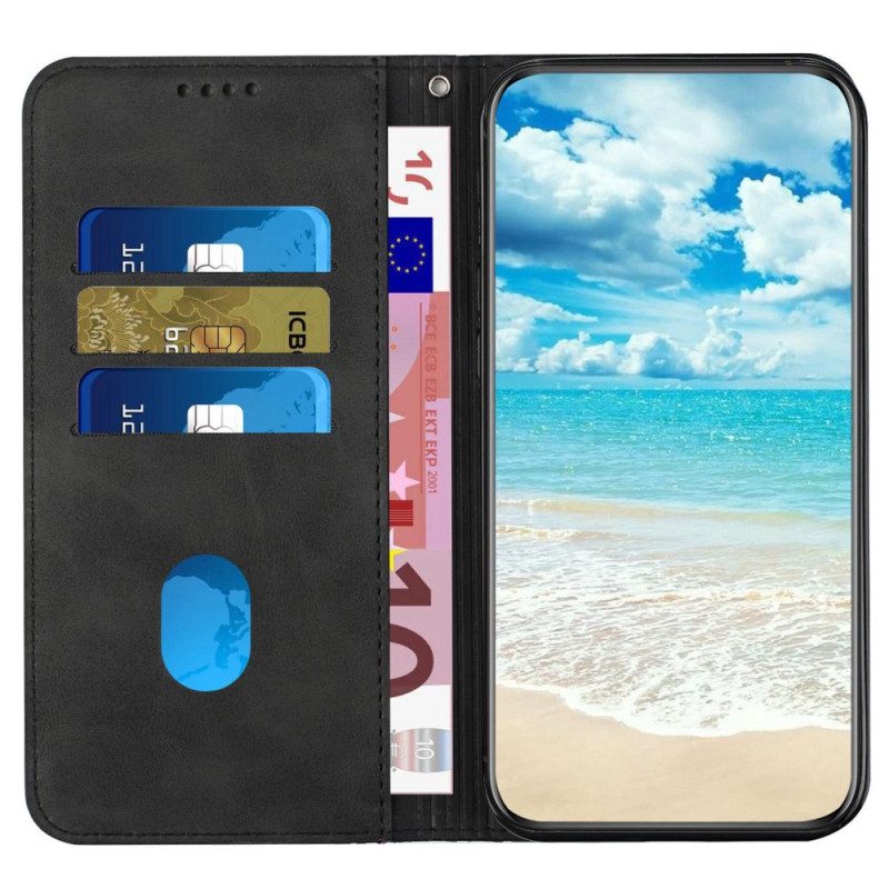 Folio Cover Xiaomi 12 Lite Custodia in pelle Modello In Pelle Stile 3d