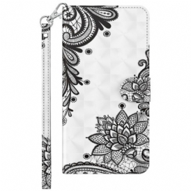 Folio Cover Xiaomi 12 Lite Pizzo Con Spalline