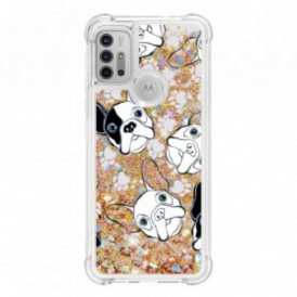 Cover Moto G30 / G10 Signor Cane Paillettes