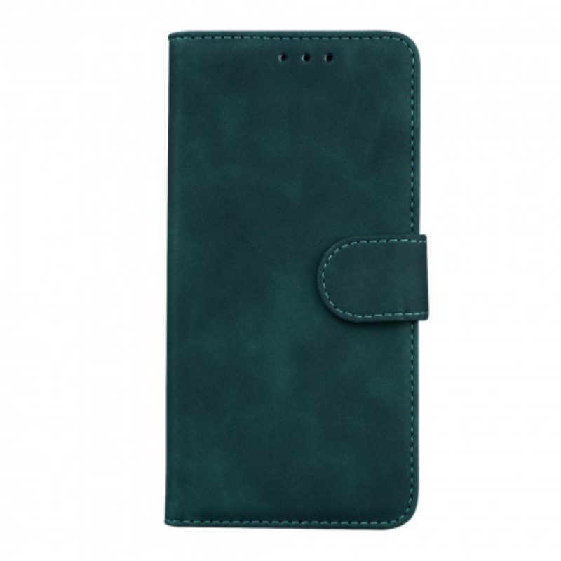 Custodia A Portafoglio Moto G30 / G10 Stile Vintage In Pelle Couture