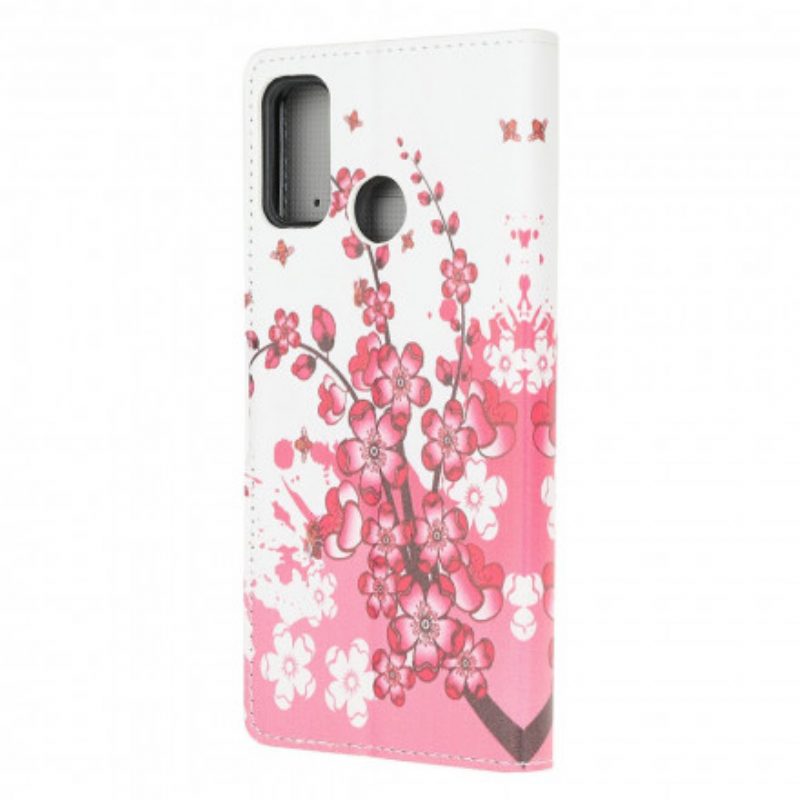 Folio Cover Moto G30 / G10 Fiori Tropicali
