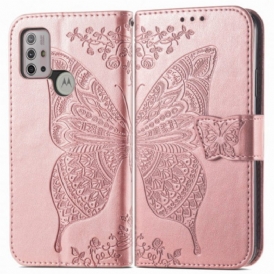 Folio Cover Moto G30 / G10 Mezza Farfalla