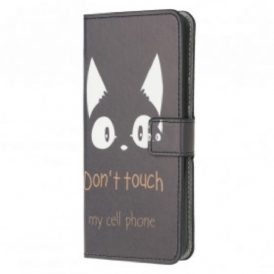 Folio Cover Moto G30 / G10 Non Toccare Il Mio Cellulare