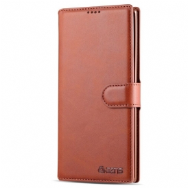 Folio Cover Samsung Galaxy Note 10 Plus Azns Retrò