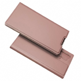 Folio Cover Samsung Galaxy Note 10 Plus Custodia in pelle Chiusura Magnetica