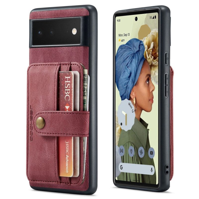 Cover Google Pixel 7 Portafoglio Portafoglio Staccabile Jeehood Rfid