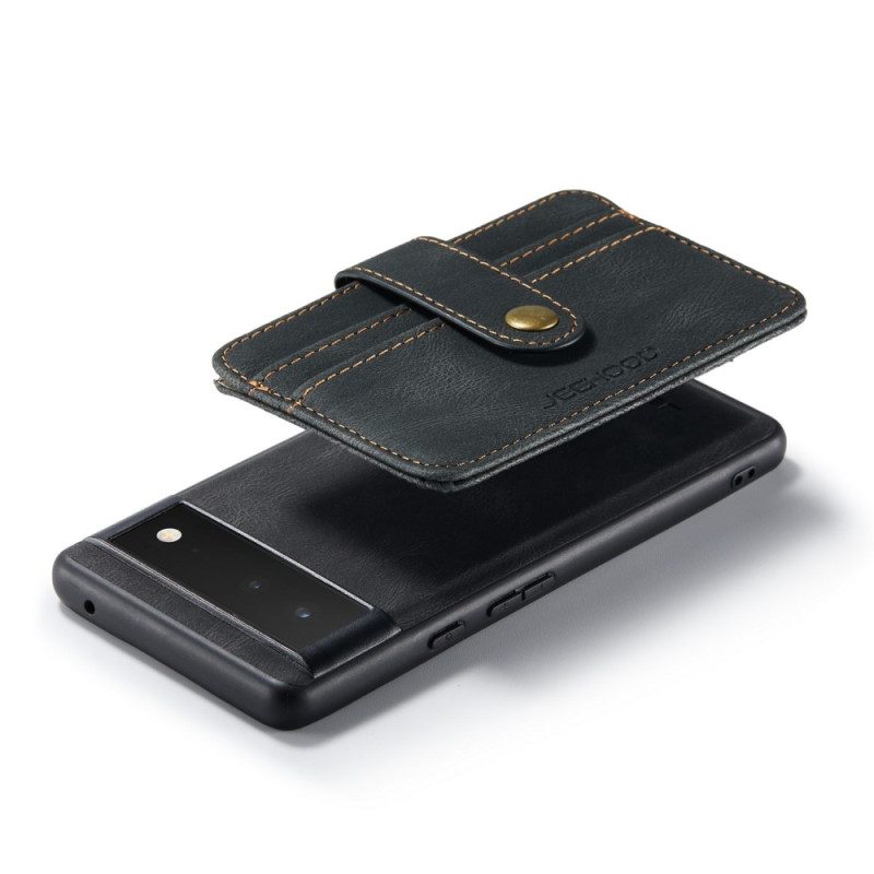 Cover Google Pixel 7 Portafoglio Portafoglio Staccabile Jeehood Rfid