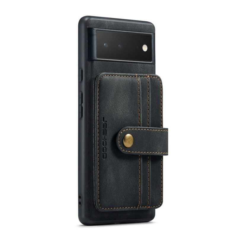 Cover Google Pixel 7 Portafoglio Portafoglio Staccabile Jeehood Rfid